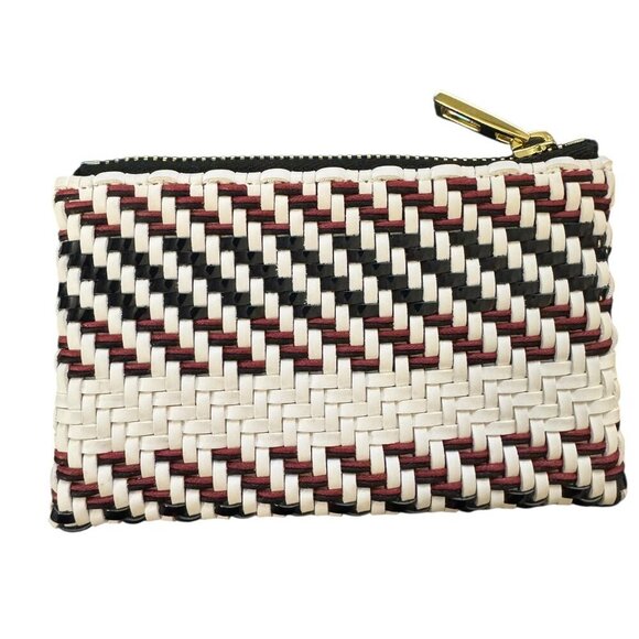 BIMBA Y LOLA woven mini wallet card purse New with tags dust bag - Picture 2 of 6